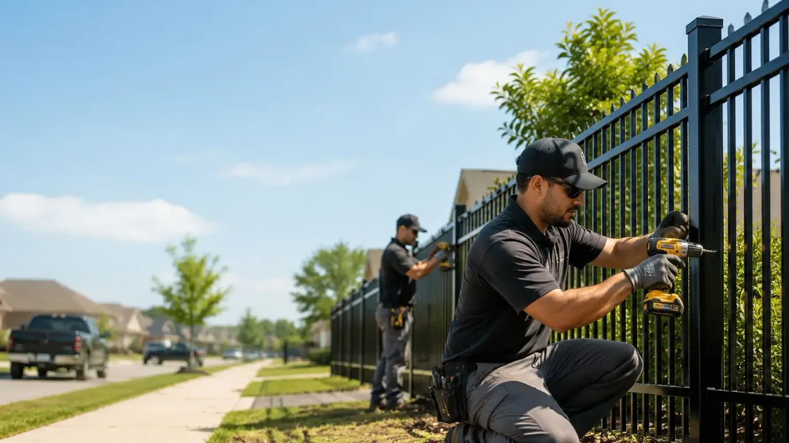 Metal Fence Installation in Bostwick, GA